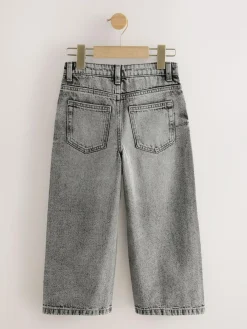 Next Dark Grey Super-wide Fit Authentic Jeans (3-16yrs)