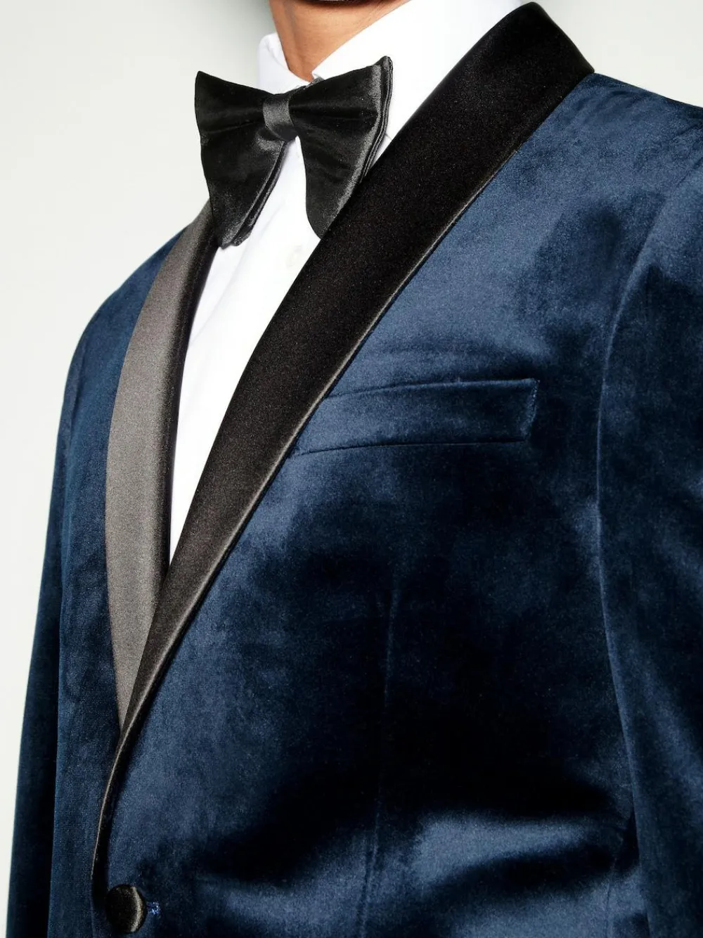 Next Regular Fit Velvet Blazer^ Blue Suits|Black Suits