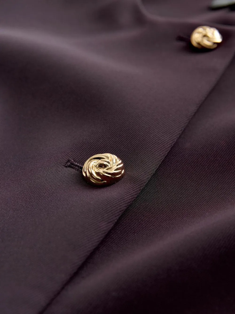 Next Dark Purple Collarless Blazer^Women Suits & Tailoring|Blazers