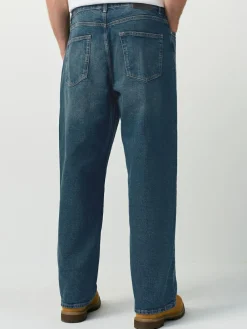 Next Dark Tint Baggy Fit Vintage Wash Denim Jeans^ Jeans|Jeans