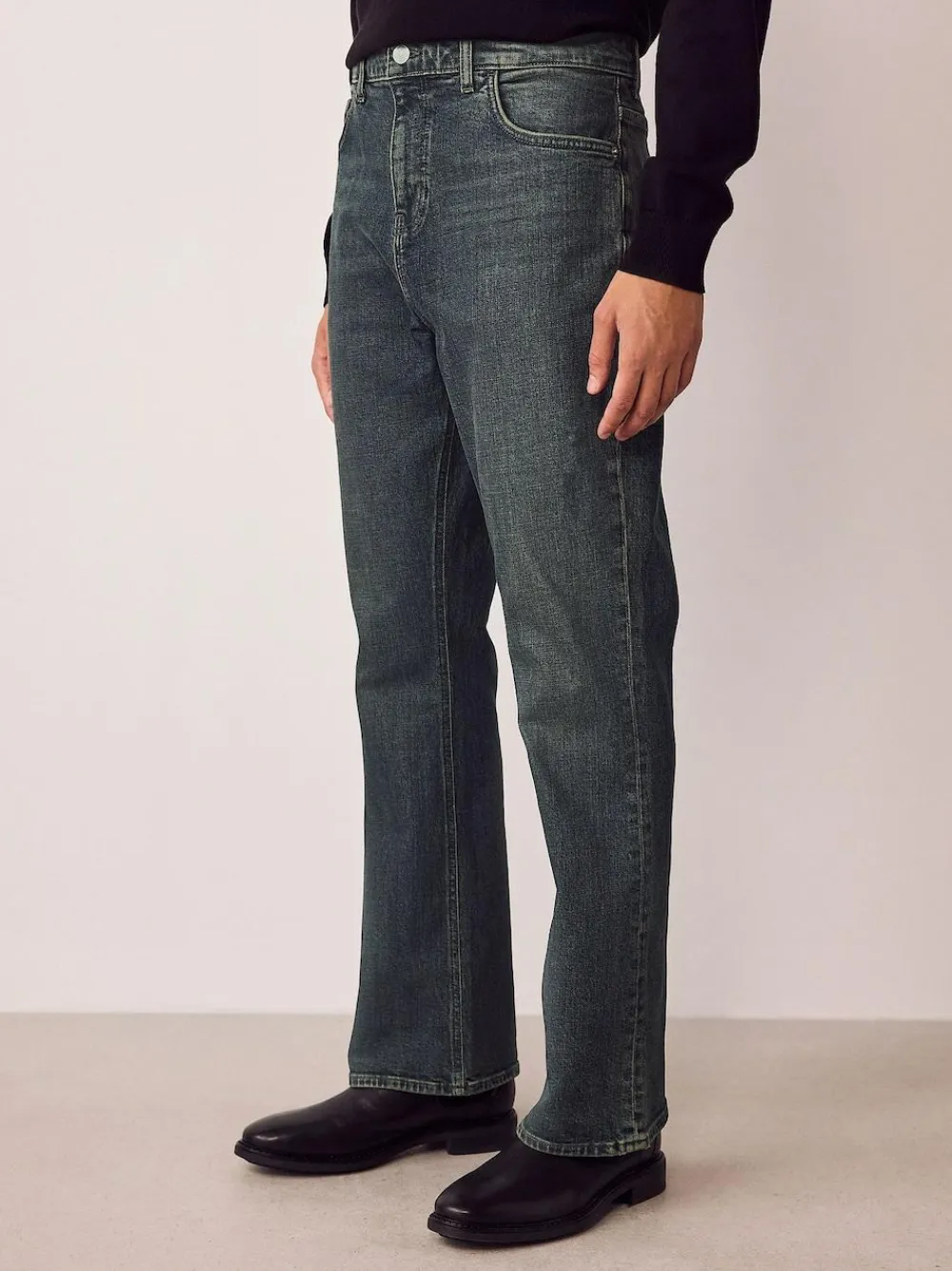 Discount Next Bootcut Vintage Wash Denim Jeans Dark Tint