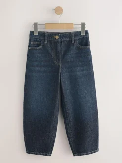 Next Dark Wash Barrel Jeans (3-16yrs)^ Jeans