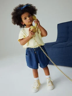 Clearance Next Dark Wash Soft Denim Shorts (3mths-10yrs)