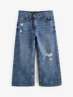 Outlet Next Wide Leg Jeans (3-16yrs) Dark Wash