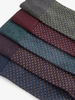 Hot Next Pattern Smart Socks 5 Pack Dash Spot