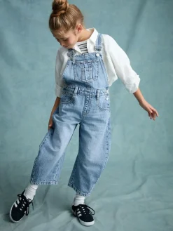 Clearance Next Denim Barrel 100% Cotton Dungarees (3-16yrs)