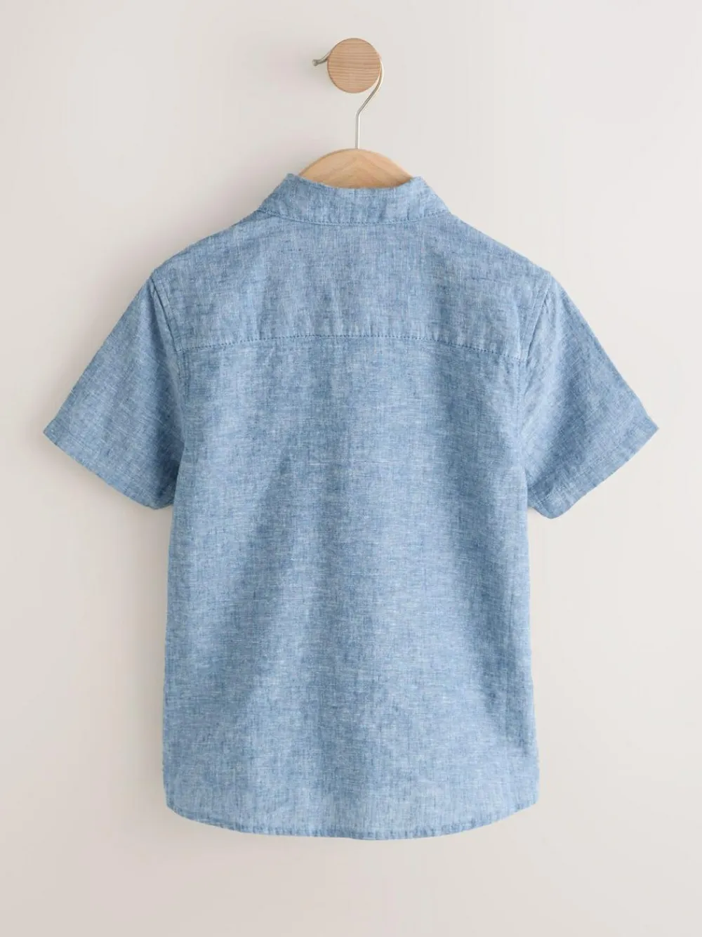 Next Short Sleeve Linen Blend Shirt (3-16yrs)^BOY Shirts