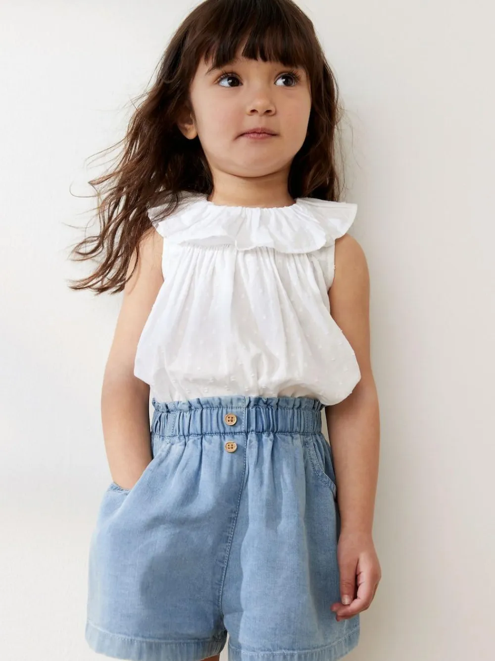 Next Button Shorts (3mths-7yrs)^ Shorts|Shorts & Skirts