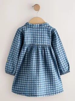 Next Long Sleeve Collar Dress (3mths-8yrs)^ Newborn Clothing|Baby Girls