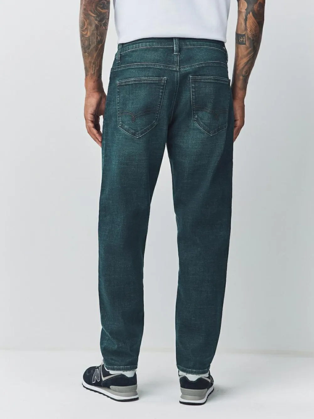 Next Denim Dark Blue Regular Tapered Fit Motionflex Jeans^ Jeans|Jeans