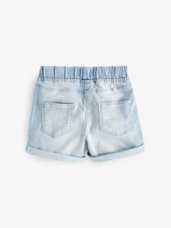 Next Denim Dark Wash 2 Pack Elasticated Waist Shorts (3mths-10yrs)^ Nightwear|Shorts