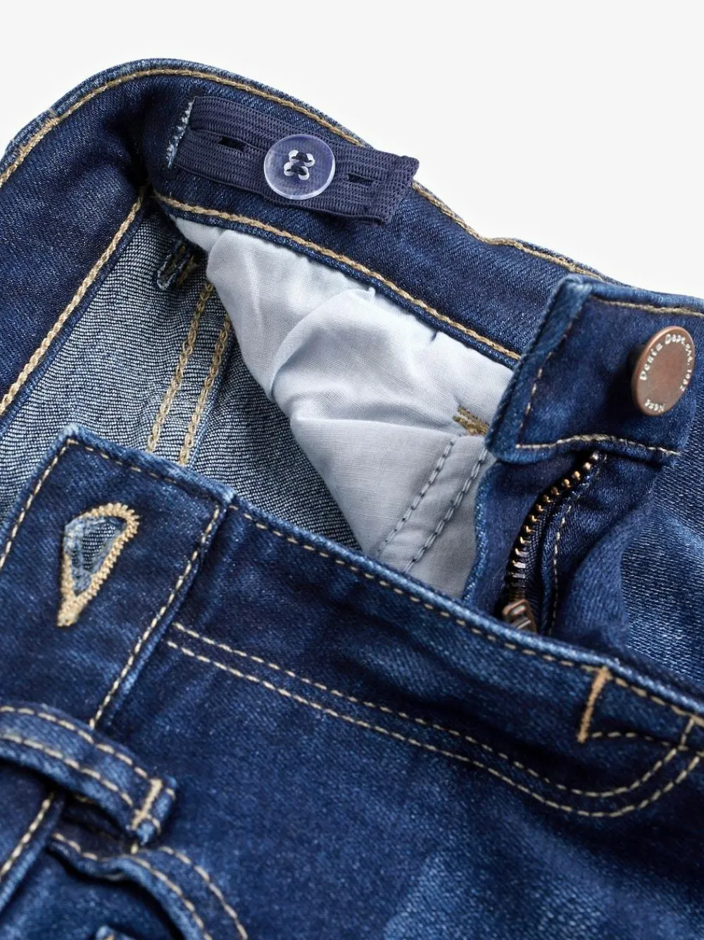 Hot Next Regular Fit Skinny Jeans (3-16yrs) Denim Dark Wash