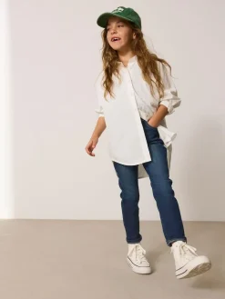 New Next Slim Fit Skinny Jeans (3-16yrs) Denim Dark Wash