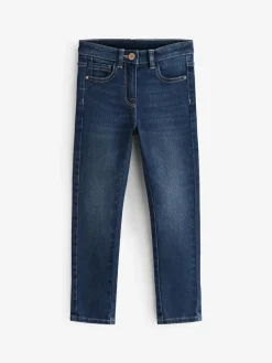 New Next Slim Fit Skinny Jeans (3-16yrs) Denim Dark Wash