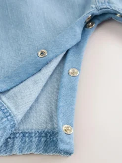 Next Dungarees and Long Sleeve Bodysuit Set 2 Piece (0mths-3yrs)^ Baby Girls|Baby Girls