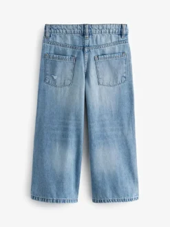 Sale Next Extra Wide Leg Jeans (6-16yrs) Denim