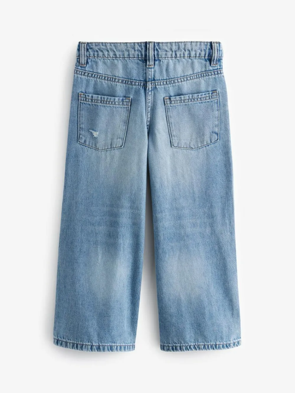 Sale Next Extra Wide Leg Jeans (6-16yrs) Denim