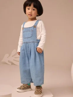 Outlet Next Denim Long Leg Dungarees (3mths-8yrs)