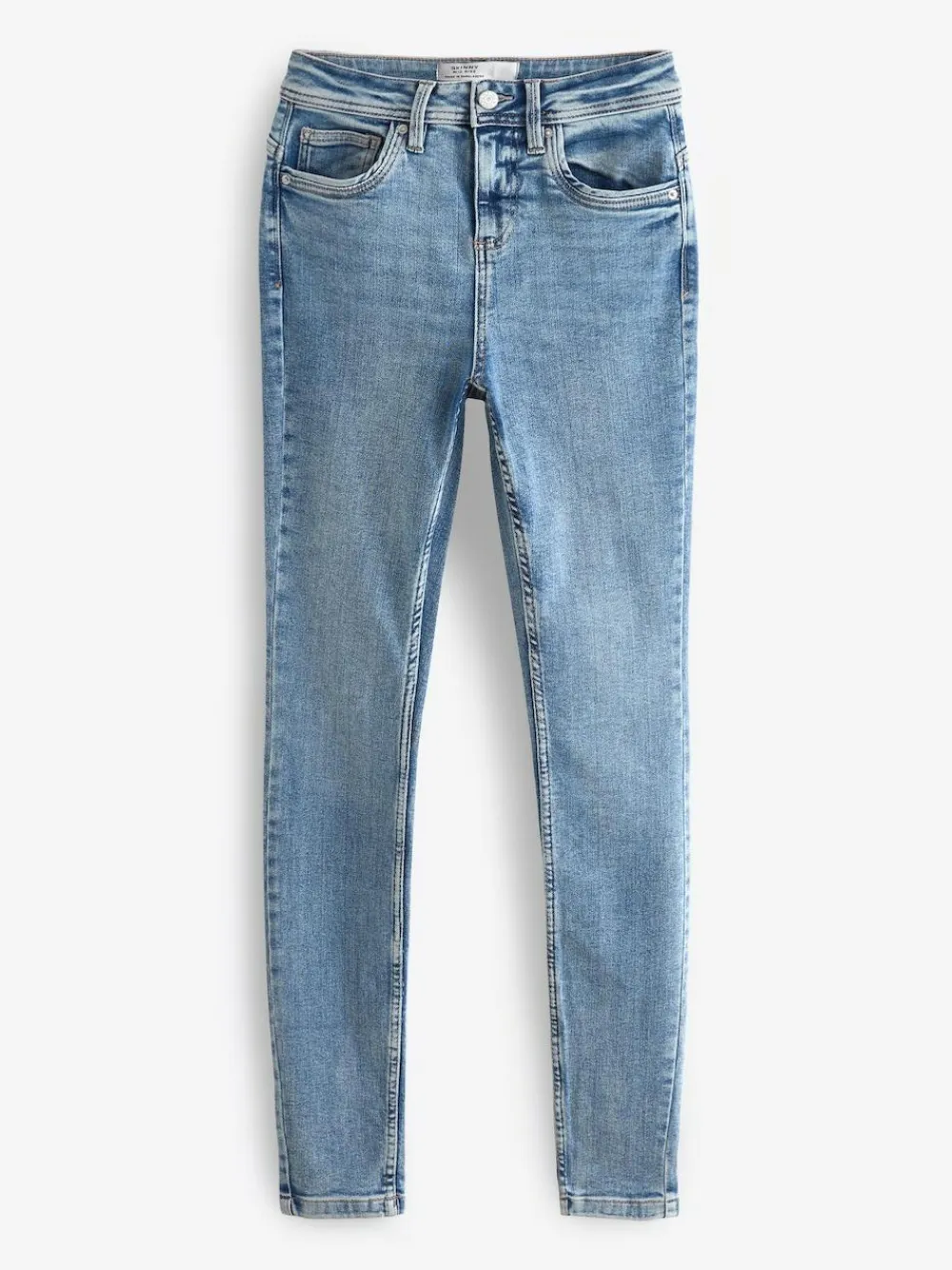 Outlet Next Denim Mid Blue Supersoft Skinny Jeans