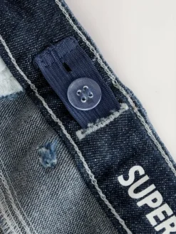 Outlet Next Denim Rinse Super-wide Fit Authentic Jeans (3-16yrs)