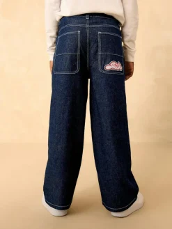 Outlet Next Denim Rinse Super-wide Fit Authentic Jeans (3-16yrs)