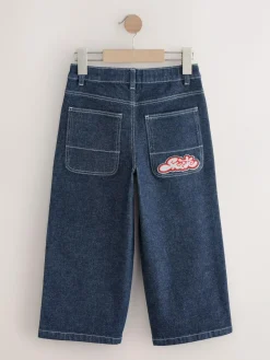 Outlet Next Denim Rinse Super-wide Fit Authentic Jeans (3-16yrs)