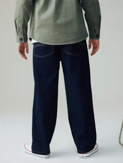 Next Denim Rinse Wide Fit Authentic Jeans (3-16yrs)^BOY Jeans|Jeans