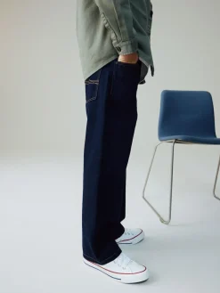 Next Denim Rinse Wide Fit Authentic Jeans (3-16yrs)^BOY Jeans|Jeans