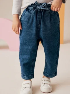 Discount Next Tie Waist Jeans (3mths-7yrs) Denim