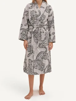 Desmond & Dempsey Jag Cream Towel Robe^Women Bathrobes