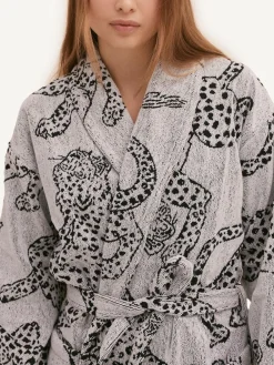 Desmond & Dempsey Jag Cream Towel Robe^Women Bathrobes