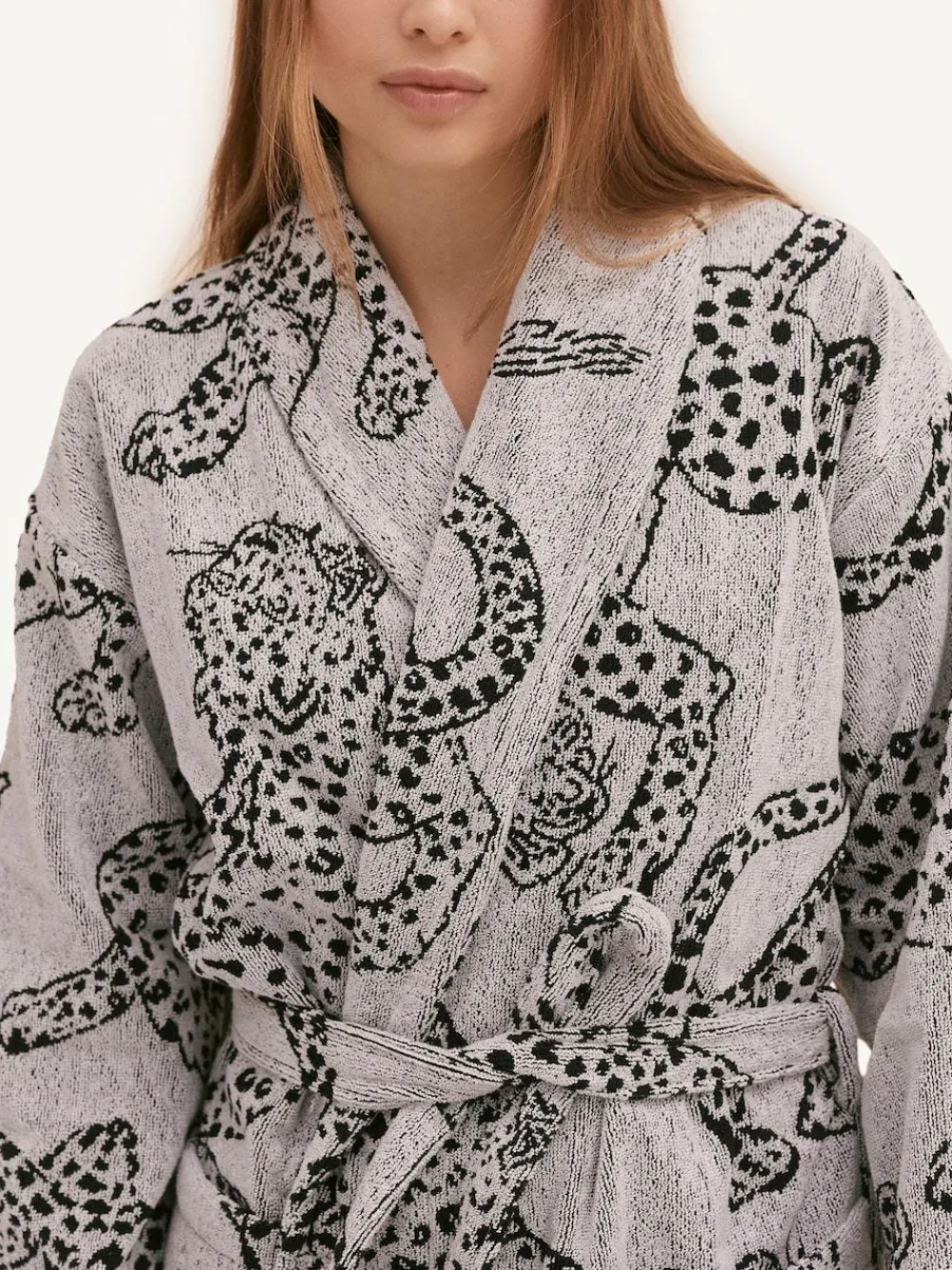 Desmond & Dempsey Jag Cream Towel Robe^Women Bathrobes