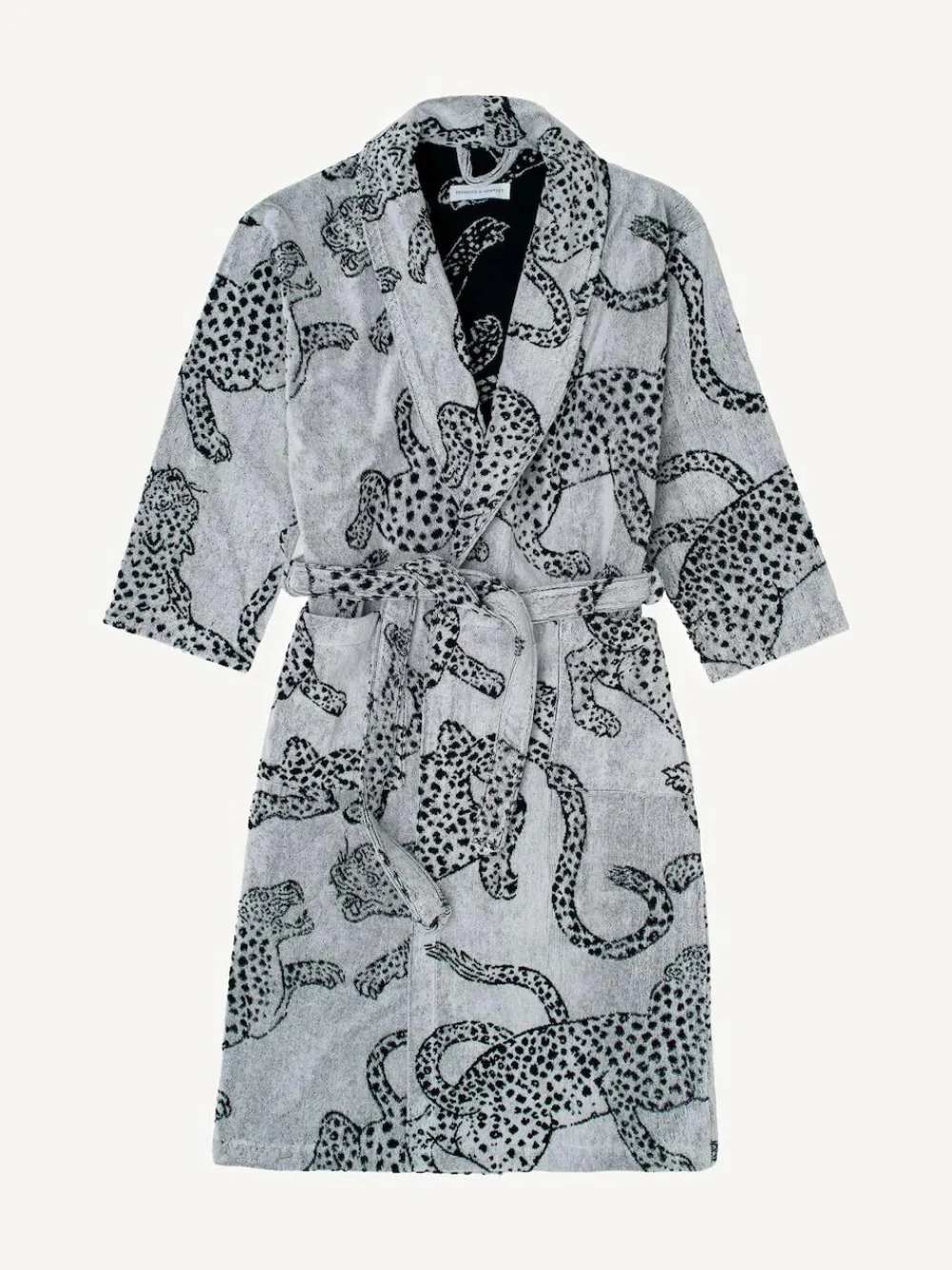 Desmond & Dempsey Jag Cream Towel Robe^Women Bathrobes