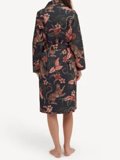 Online Desmond & Dempsey Soleia Navy Quilted Robe