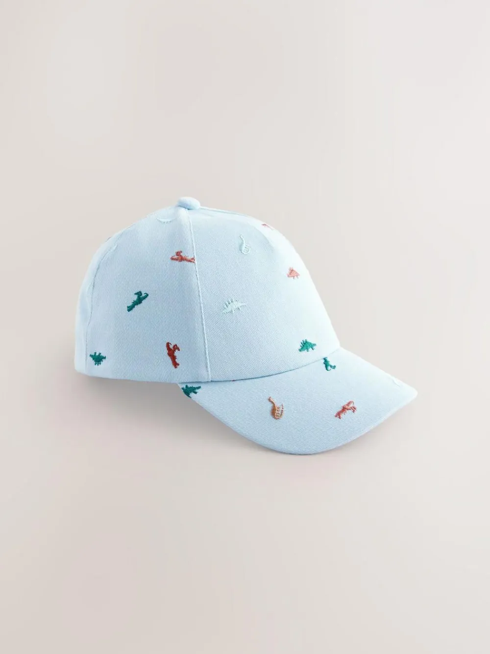 Next Dino Embroidered Baseball Cap Hat (3mths-10yrs)^BOY Hats & Scratch Mitts|Hats