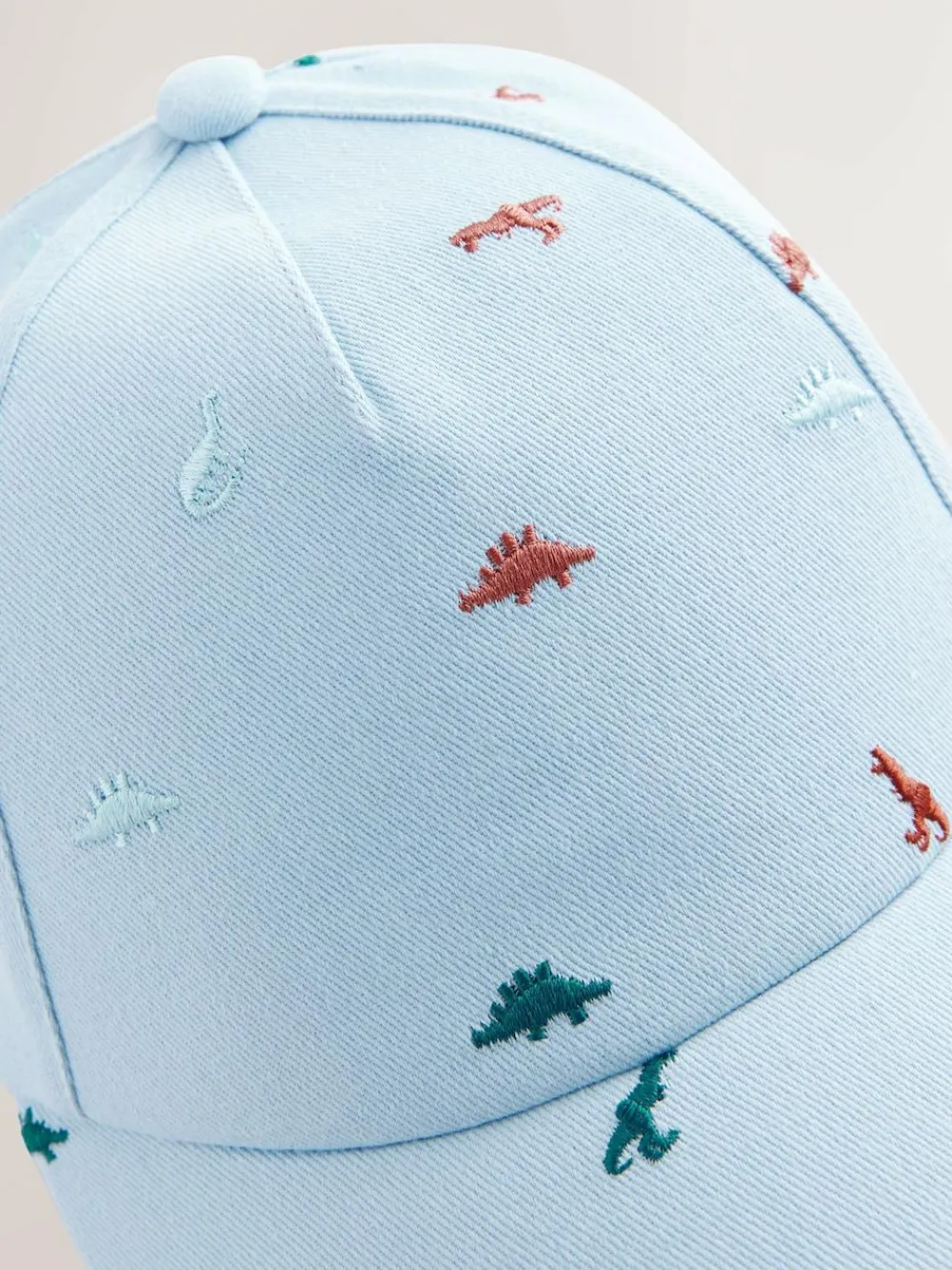 Next Dino Embroidered Baseball Cap Hat (3mths-10yrs)^BOY Hats & Scratch Mitts|Hats