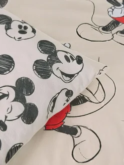 Next Disney Mickey Mouse Supersoft 100% Brushed Cotton Duvet Cover and Pillowcase Set
