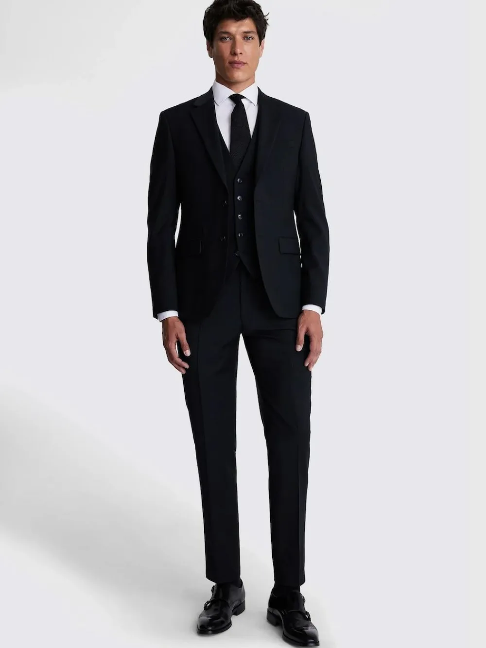 Best DKNY Slim Performance Suit Jacket Black