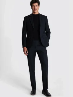 Best DKNY Slim Performance Suit Jacket Black
