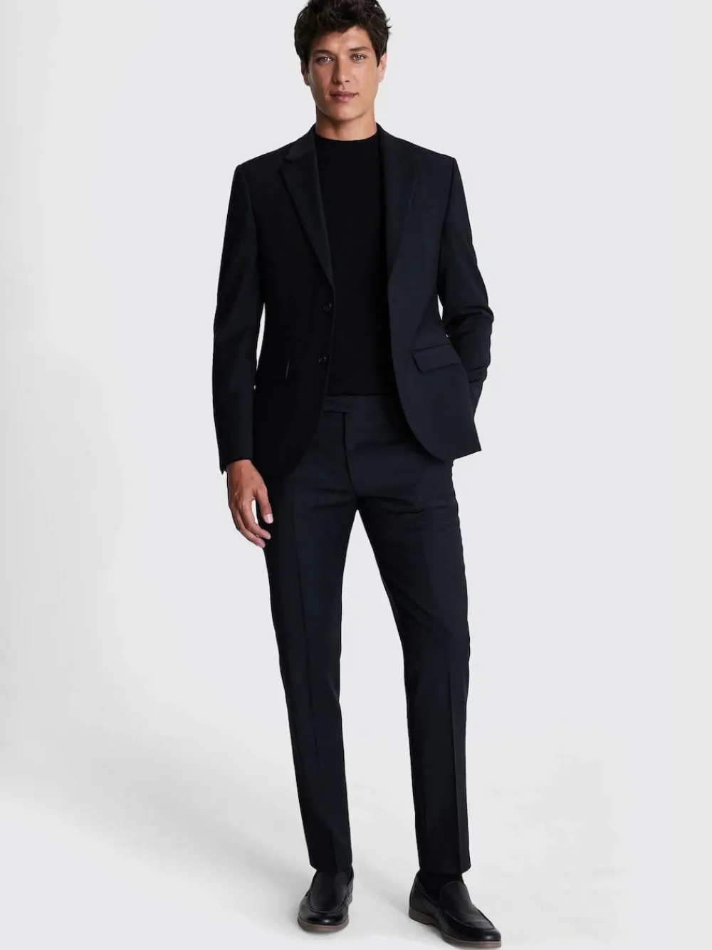 Best DKNY Slim Performance Suit Jacket Black