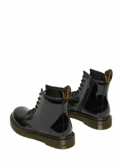 New Dr. Martens Black 1460 J Patent Lamper Shoes