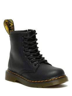 Outlet Dr. Martens Black 1460 Toddler Softy T Lace-Up Leather Boots