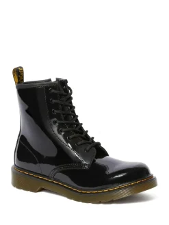 New Dr. Martens Black 1460 Y Patent Lamper Shoes