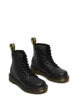 Discount Dr. Martens Black Junior 1460 Softy T Lace-Up Leather Boots