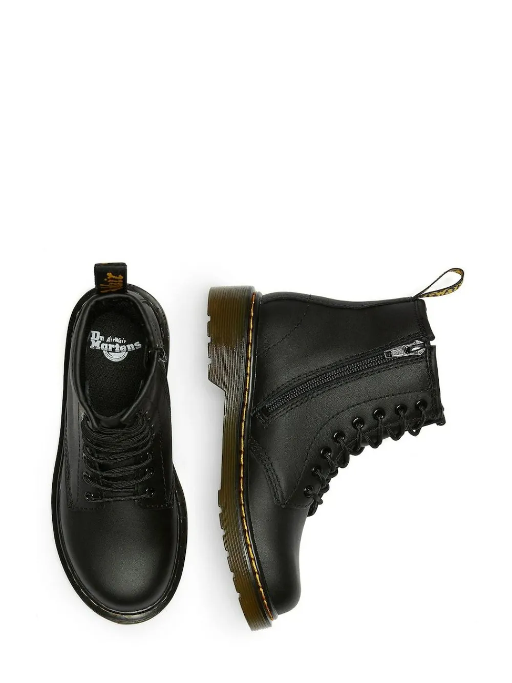 Discount Dr. Martens Black Junior 1460 Softy T Lace-Up Leather Boots