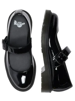 Dr. Martens Black Mariel II Mary Jane Patent Shoes^Women Flats