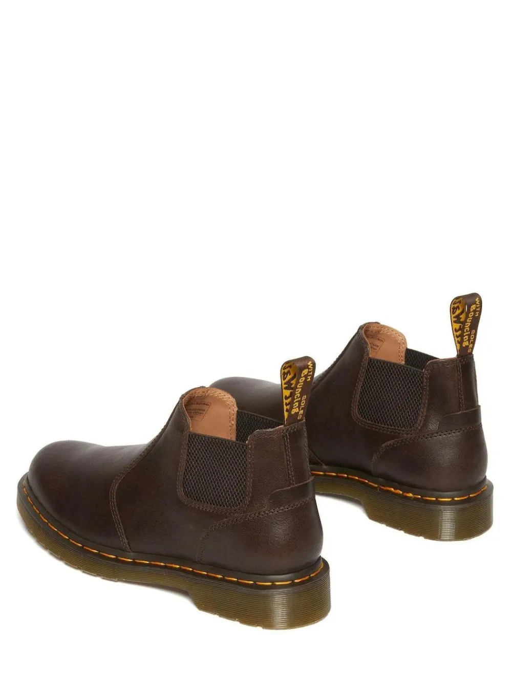 Dr. Martens Brown 2976 Lo Kelp Chelsea Leather Boots^ Boots|Boots