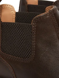 Dr. Martens Brown 2976 Lo Kelp Chelsea Leather Boots^ Boots|Boots