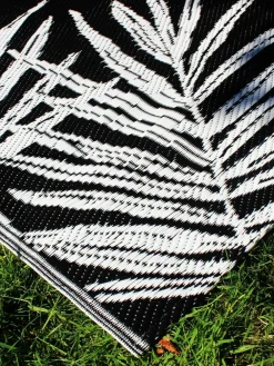 Sale Dreams & Drapes Tahiti UV Resistant Outdoor Rug Black