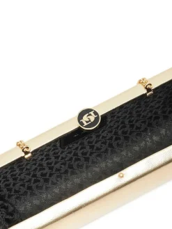 Discount Dune London Belinda Tear Drop Clutch Gold